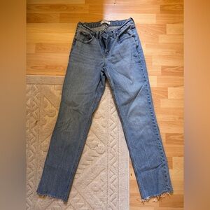 Abercrombie & Fitch Blue Straight Leg Jeans